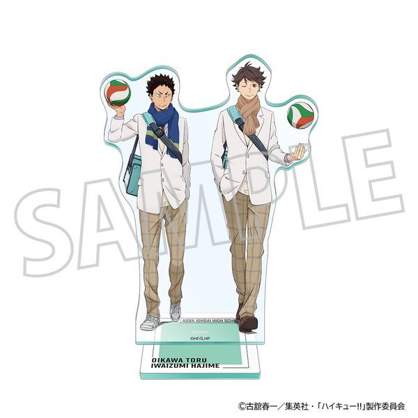 【2月予約】ハイキュー!! ふちからすたんど(アクリルスタンド)／及川 徹・岩泉 一 キャラグッズ 4550621489457