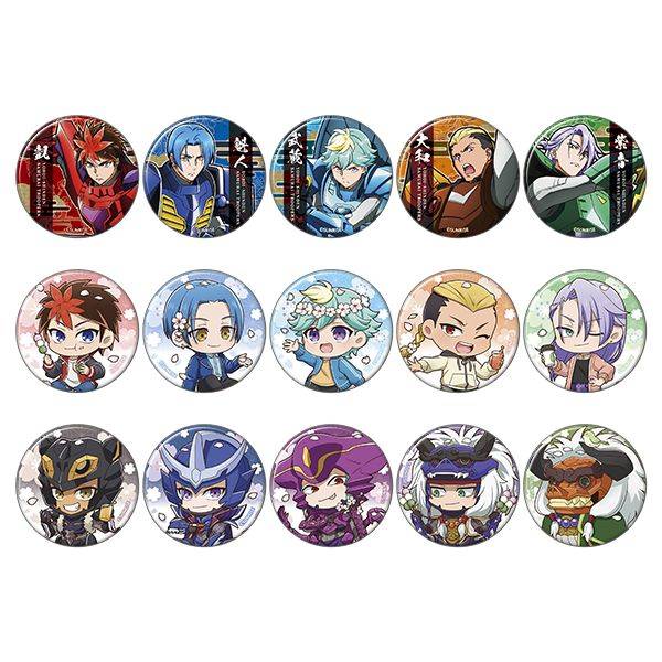 【3月予約】鎧真伝サムライトルーパー キャラバッジコレクション 15個入BOX キャラグッズ 4550621490163