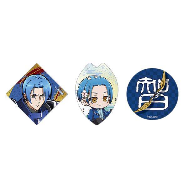 【3月予約】鎧真伝サムライトルーパー ステッカーセット(3枚セット)／上杉 魁人 キャラグッズ 4550621490194