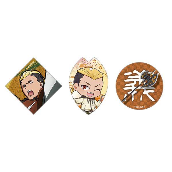 【3月予約】鎧真伝サムライトルーパー ステッカーセット(3枚セット)／北条 大和 キャラグッズ 4550621490217