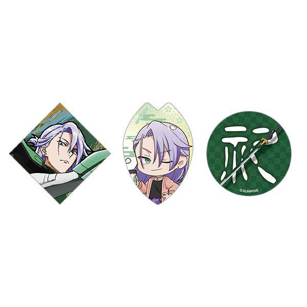 【3月予約】鎧真伝サムライトルーパー ステッカーセット(3枚セット)／石田 紫音 キャラグッズ 4550621490224