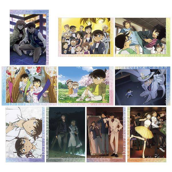 【4月予約】名探偵コナン ミニクリアポスターコレクション／vol.2 10個入BOX キャラグッズ 4550621492334