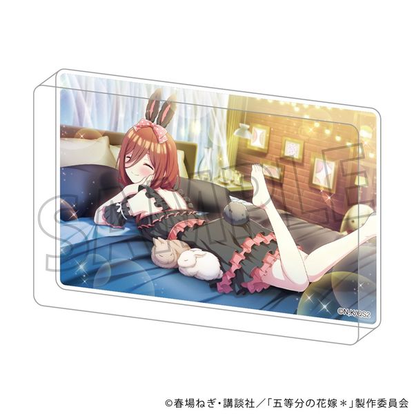 【4月予約】五等分の花嫁＊ アクリルブロック／(うさみみ)中野三玖 キャラグッズ 4550621492730