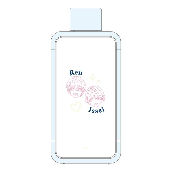 【3月予約】ミユキ蜜蜂 フレームスクエアボトル／営業ですから キャラグッズ 4550621493089