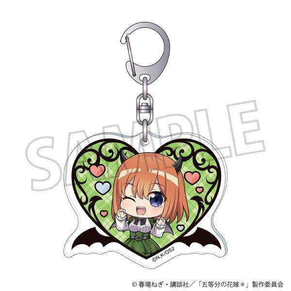【3月予約】五等分の花嫁＊ アクリルキーホルダー／(ミニキャラ)中野四葉 キャラグッズ 4550621494239