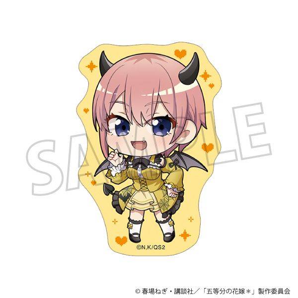 【3月予約】五等分の花嫁＊ ステッカー／(ミニキャラ)中野一花 キャラグッズ 4550621494307