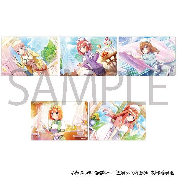 【4月予約】五等分の花嫁＊ アクリルシートコレクション(ナース) 5個入BOX キャラグッズ 4550621494482