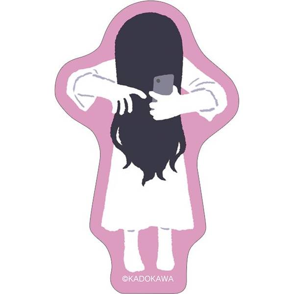 【3月予約】貞子 ステッカー／スマートフォン ゆるパレ キャラグッズ 4550621500459