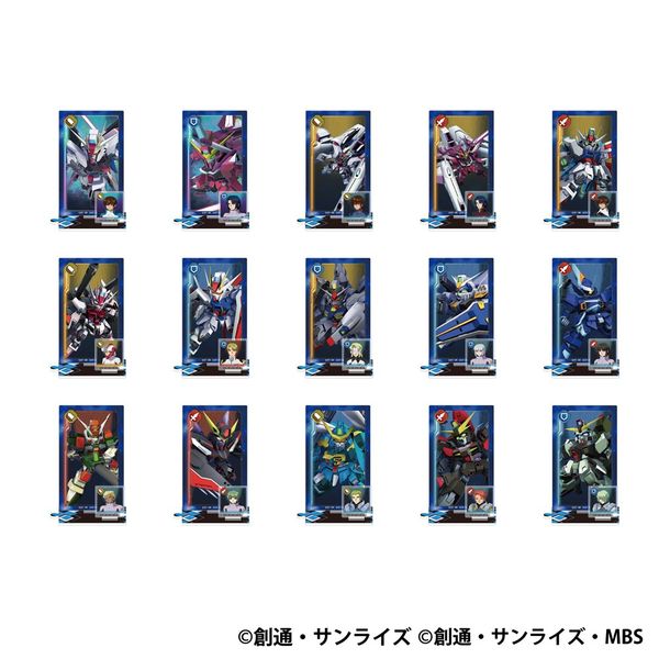 【5月予約】SDガンダム ジージェネレーション エターナル 部隊編成風アクリルスタンドコレクション／機動戦士ガンダムSEED 15個入BOX キャラグッズ 4550621503160