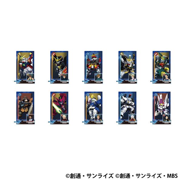 【5月予約】SDガンダム ジージェネレーション エターナル 部隊編成風アクリルスタンドコレクション／新機動戦記ガンダムW 10個入BOX キャラグッズ 4550621503177