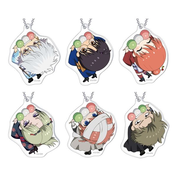 【4月予約】新劇場版 銀魂 -吉原大炎上- かぷりっこアクリルキーホルダーコレクション 6個入BOX キャラグッズ 4550621504631