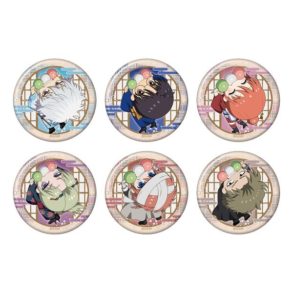 【4月予約】新劇場版 銀魂 -吉原大炎上- かぷりっこキャラバッジコレクション 6個入BOX キャラグッズ 4550621504648