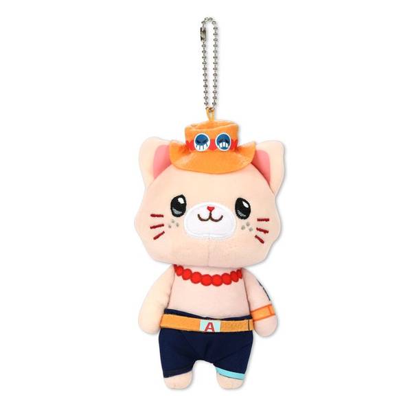 【3月予約】ONE PIECE withCATアイマスク付きぬいぐるみキーホルダー／エース キャラグッズ 4550621510724