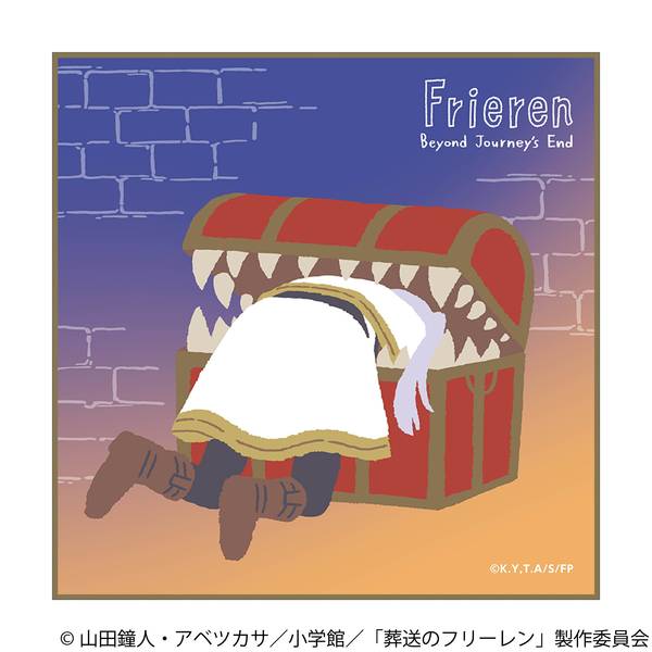【3月予約】葬送のフリーレン ハンドタオル／ゆるパレット フリーレン＆ミミック キャラグッズ 4550621515408