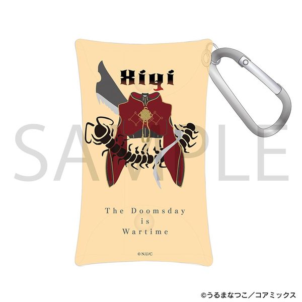 【4月予約】列強戦線 カラビナ付きクリアポーチ／灰蜥蜴 キャラグッズ 4550621524547