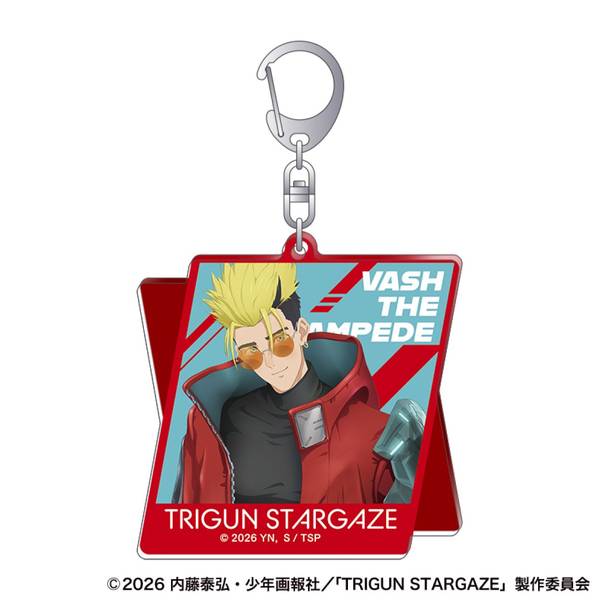 【2月予約】TRIGUN STARGAZE アクリルキーホルダー／ヴァッシュ・ザ・スタンピード A キャラグッズ 4550621533204