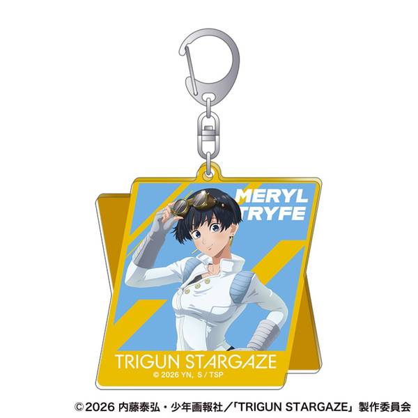 【2月予約】TRIGUN STARGAZE アクリルキーホルダー／メリル・ストライフ キャラグッズ 4550621533211