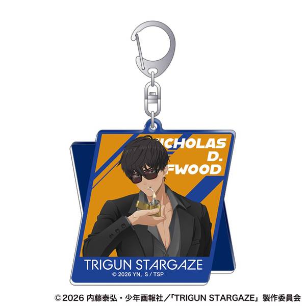【2月予約】TRIGUN STARGAZE アクリルキーホルダー／ニコラス・D・ウルフウッド A キャラグッズ 4550621533228