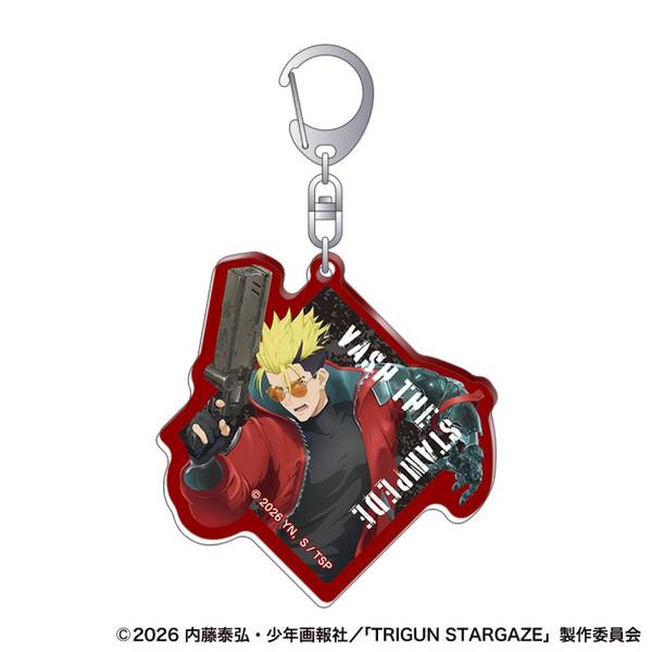 【2月予約】TRIGUN STARGAZE アクリルキーホルダー／ヴァッシュ・ザ・スタンピード B キャラグッズ 4550621533242