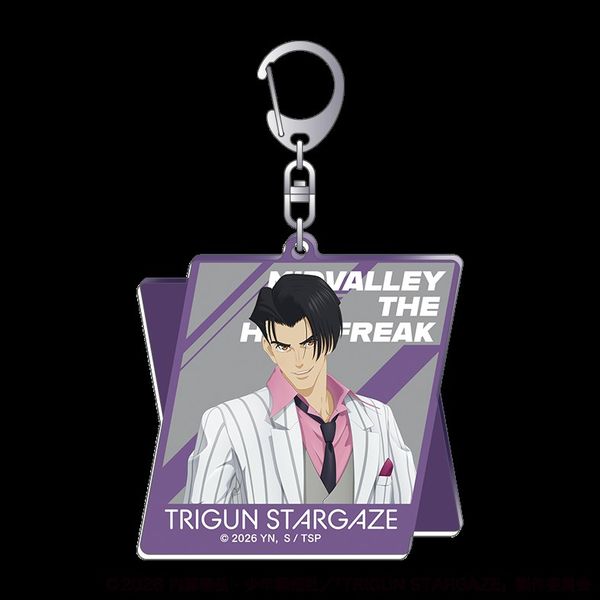 【4月予約】TRIGUN STARGAZE アクリルキーホルダー／ミッドバレイ・ザ・ホーンフリーク キャラグッズ 4550621533266