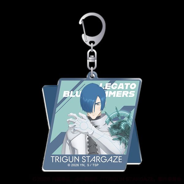 【4月予約】TRIGUN STARGAZE アクリルキーホルダー／レガート・ブルーサマーズ キャラグッズ 4550621533273