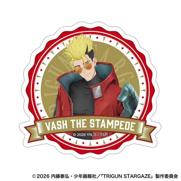 【2月予約】TRIGUN STARGAZE ステッカー／ヴァッシュ・ザ・スタンピード A キャラグッズ 4550621533327
