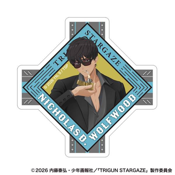 【2月予約】TRIGUN STARGAZE ステッカー／ニコラス・D・ウルフウッド A キャラグッズ 4550621533341