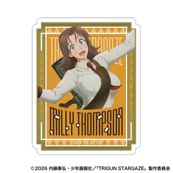 【2月予約】TRIGUN STARGAZE ステッカー／ミリィ・トンプソン キャラグッズ 4550621533358