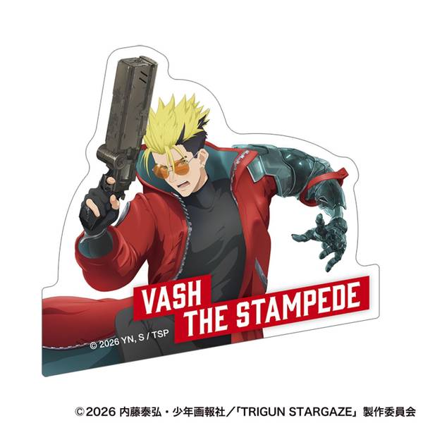 【2月予約】TRIGUN STARGAZE ステッカー／ヴァッシュ・ザ・スタンピード B キャラグッズ 4550621533365