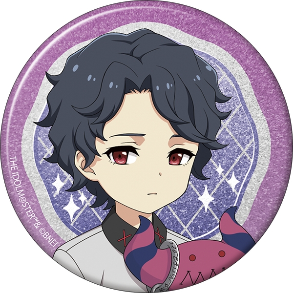 アイドルマスター SideM グリッター缶バッジ／アスラン＝ベルゼビュートII世 リメンバーショット