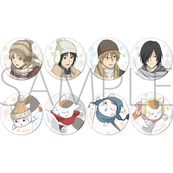 【2月予約】夏目友人帳 キャラバッジコレクション／あったかコーデVer. 8個入BOX キャラグッズ 4550621537097