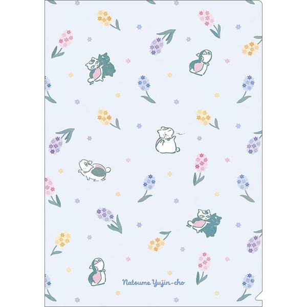 夏目友人帳 クリアファイル／夏目貴志&ニャンコ先生 あったかコーデVer