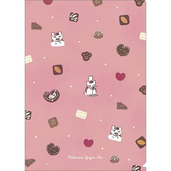 夏目友人帳 クリアファイル／夏目貴志&ニャンコ先生 あったかコーデVer