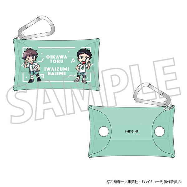 【1月予約】ハイキュー!! カラビナ付きクリアポーチ／及川 徹・岩泉 一 キャラグッズ 4550621539046