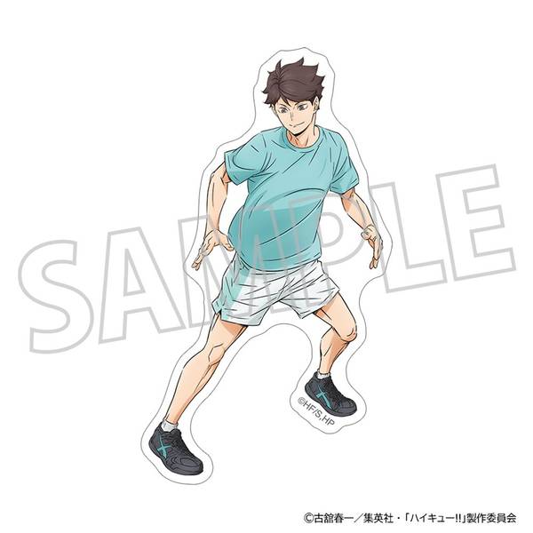 【3月予約】ハイキュー!! ダイカットステッカー／及川 徹 体力測定 キャラグッズ 4550621543043