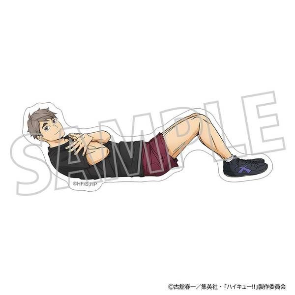 【3月予約】ハイキュー!! ダイカットステッカー／宮 治 体力測定 キャラグッズ 4550621543098