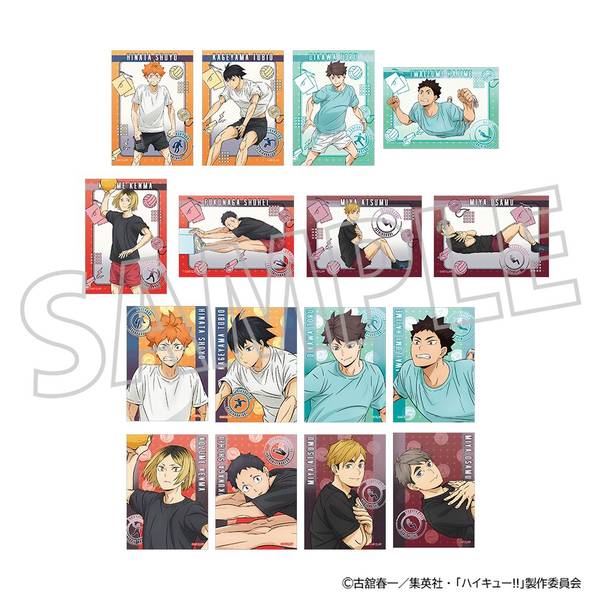 【3月予約】ハイキュー!! トレーディングクリアカード／体力測定 8個入BOX キャラグッズ 4550621543197