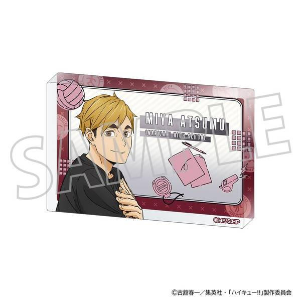 【3月予約】ハイキュー!! アクリルブロック／宮 侑 体力測定 キャラグッズ 4550621543265