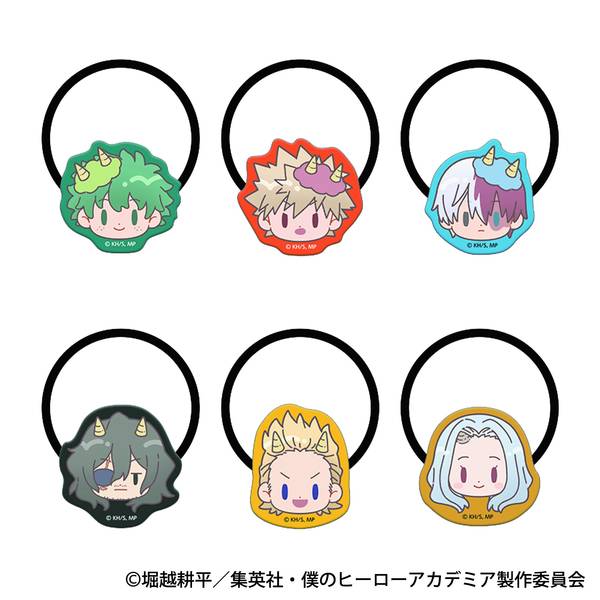 【2月予約】僕のヒーローアカデミア アクリルヘアゴムコレクション 6個入BOX キャラグッズ 4550621558665