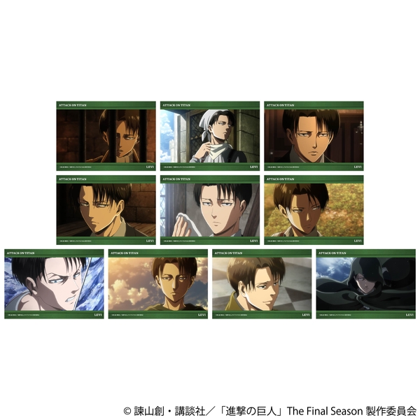 進撃の巨人 ブロマイドコレクション／リヴァイ 5個入BOX