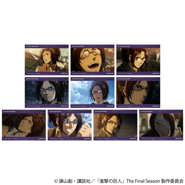 進撃の巨人 ブロマイドコレクション／ハンジ 5個入BOX