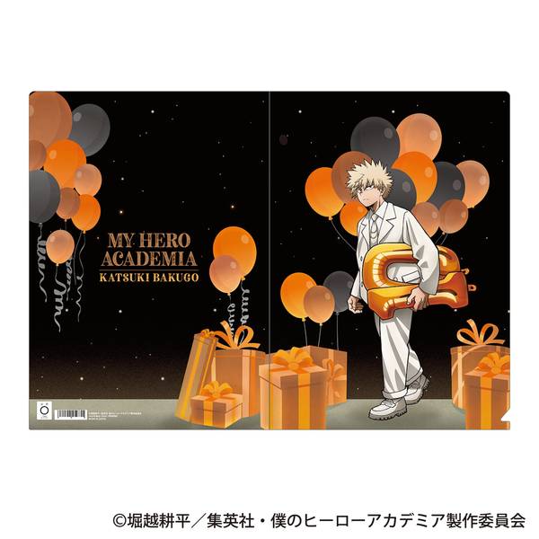 【4月予約】僕のヒーローアカデミア クリアファイル／爆豪 勝己 10周年スタートダッシュ キャラグッズ 4550621578915