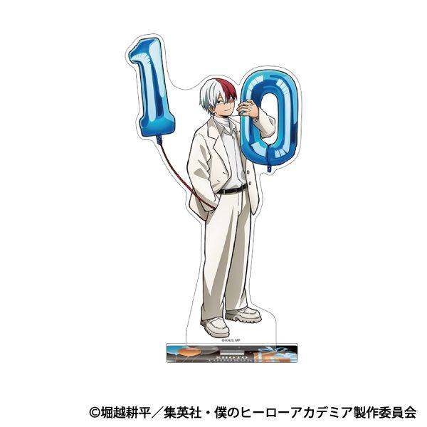 【4月予約】僕のヒーローアカデミア アクリルスタンド／轟 焦凍 10周年スタートダッシュ キャラグッズ 4550621579073