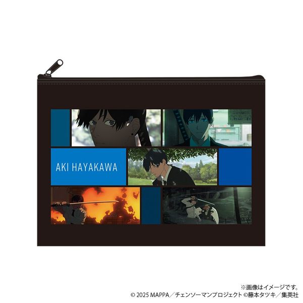 【4月予約】劇場版『チェンソーマン レゼ篇』 フラットポーチ／早川アキ キャラグッズ 4550621588242