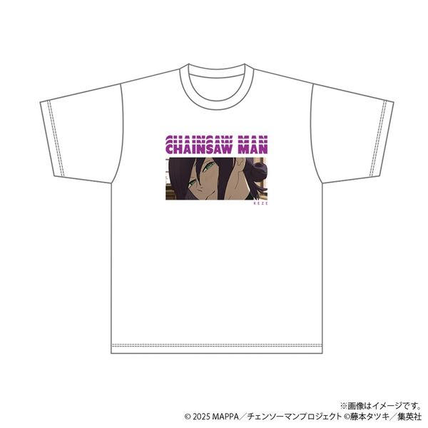 【4月予約】劇場版『チェンソーマン レゼ篇』 Tシャツ／レゼ キャラグッズ 4550621588273