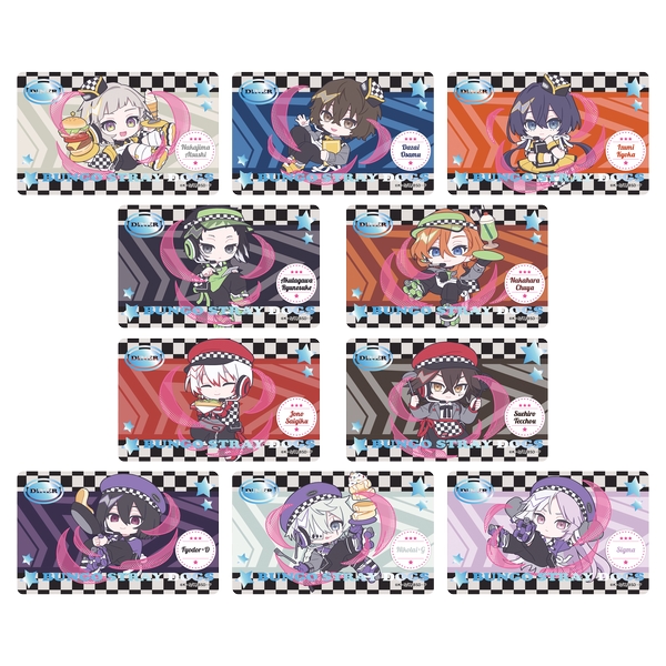 文豪ストレイドッグス 箔押しクリアカードコレクション／ぱすてるぽっぷ 5個入BOX