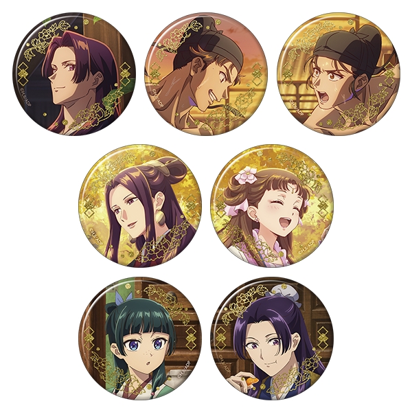 薬屋のひとりごと キラキラキャラバッジコレクション(金木犀、銀杏、蜜柑) 7個入BOX