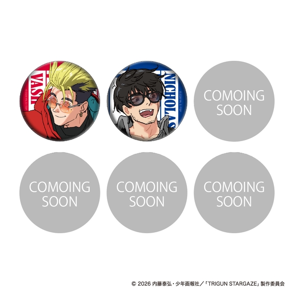 TRIGUN STARGAZE キャラバッジコレクション 6個入BOX