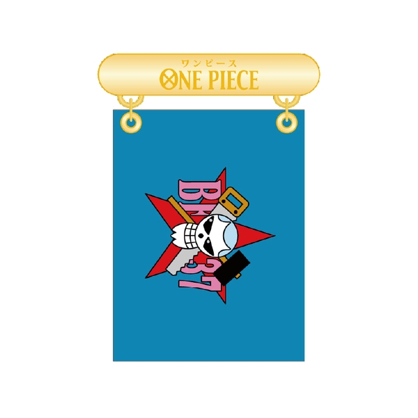 ONE PIECE フラッグバッジ／Vol.1 海賊旗 フランキー