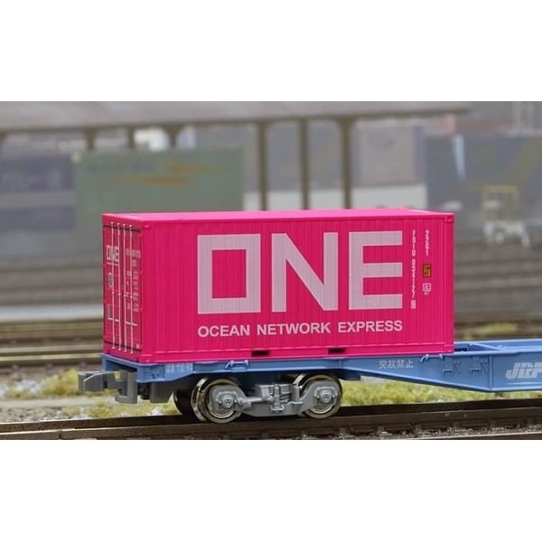 朗堂 20fドライコンテナタイプ ONE(マゼンタ) Nゲージ 鉄道模型パーツ MC-2103